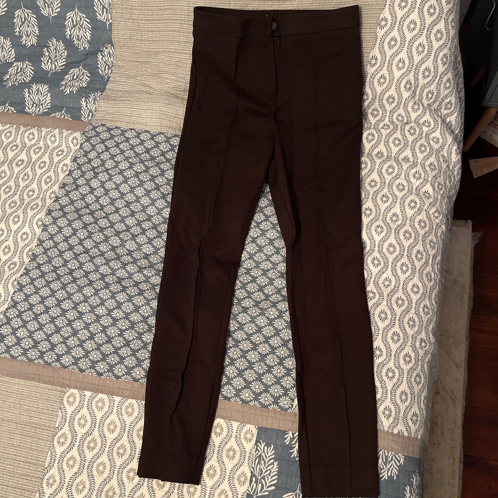 Mango Brown Ankle Dress Pants